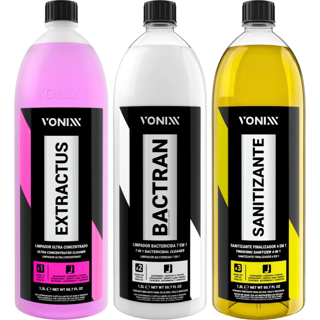 Limpeza Profunda de Estofados: Kit Extractus + Bactran