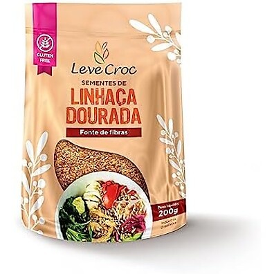 Linhaça Dourada Leve Croc 200g: Sabor e Saúde