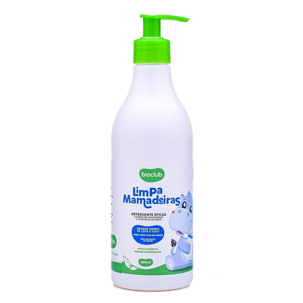 BioClub Detergente para Mamadeiras - Vegano, Livre de Toxinas e Sem Resíduos Químicos