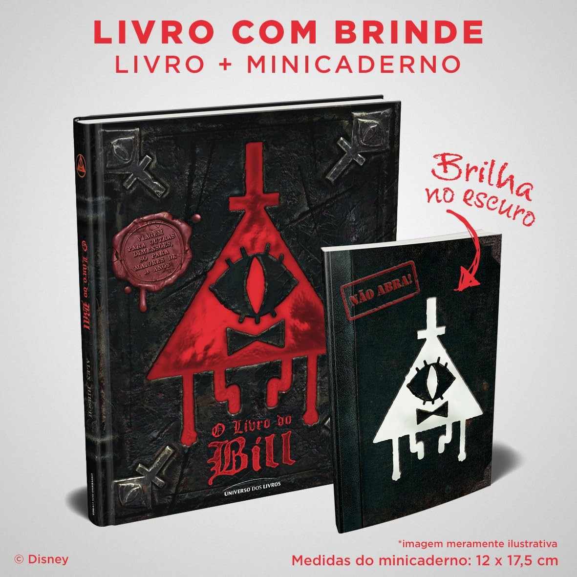 O Livro do Bill Cipher: Edição Brinde Exclusiva - Gravity Falls