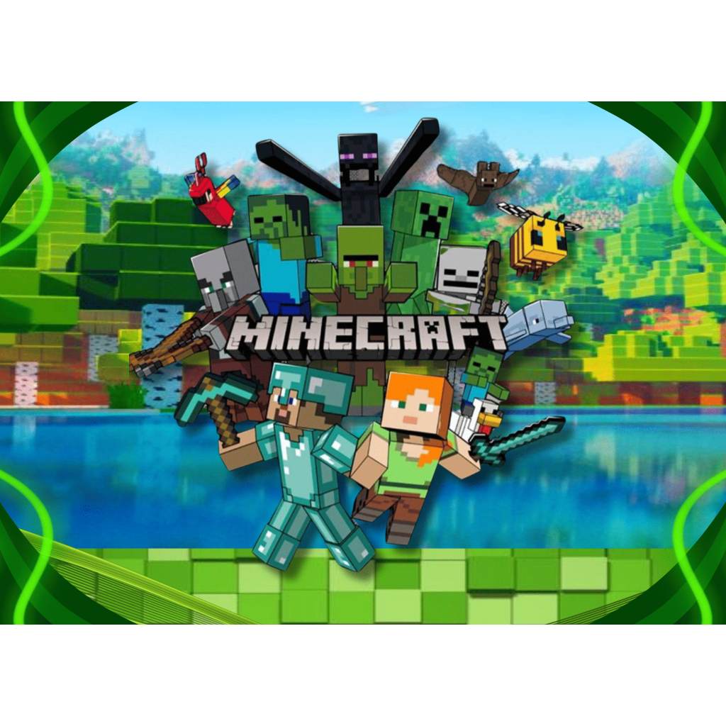 Livro de Colorir Minecraft A5: Personalize Já!