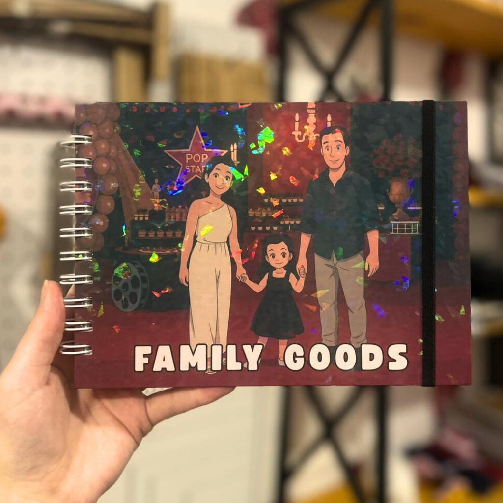 Livro de Colorir Personalizado: Sua Família em Desenhos!