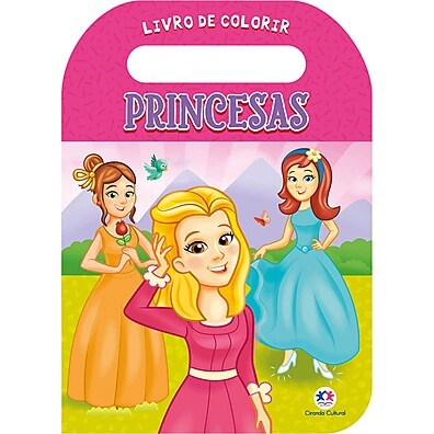 Livro de Colorir Princesas: Magia e Diversão!