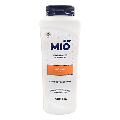 Loção Hidratante Mió Amêndoas Doce 400ml: Nutrição Profunda para Pele Macia