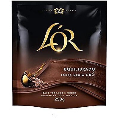 Café LOr Equilibrado 250g: Torrado Moído 100% Arábica