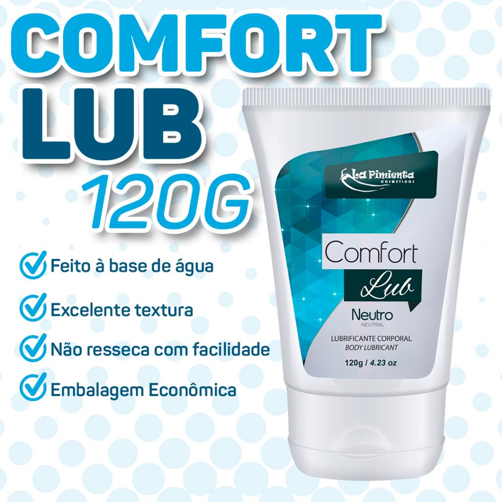 Lubrificante Íntimo Comfort 120g: Prazer Natural e Confortável Sem Compromisso