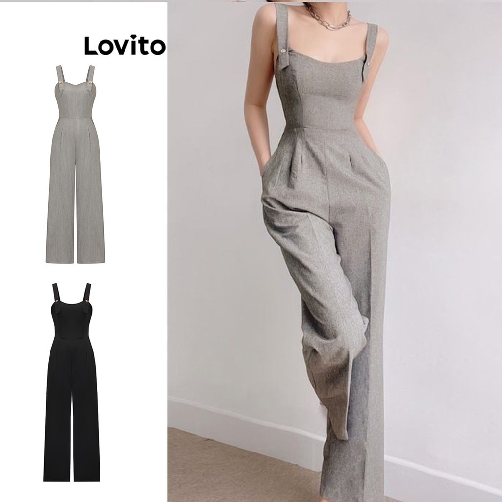 Macacão Elegante Lovito: Sofisticação e Conforto