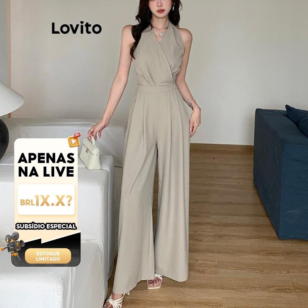 Macacão Feminino Lovito: Casual e Confortável