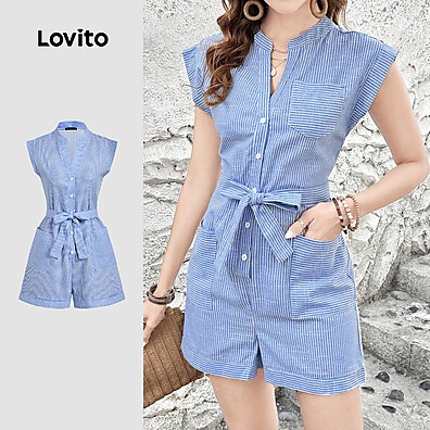 Macacão Feminino Lovito: Estilo Casual e Moderno