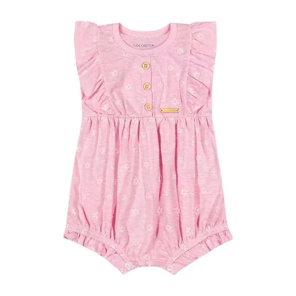 Macacão Floral Bebê Menina: Conforto e Estilo!