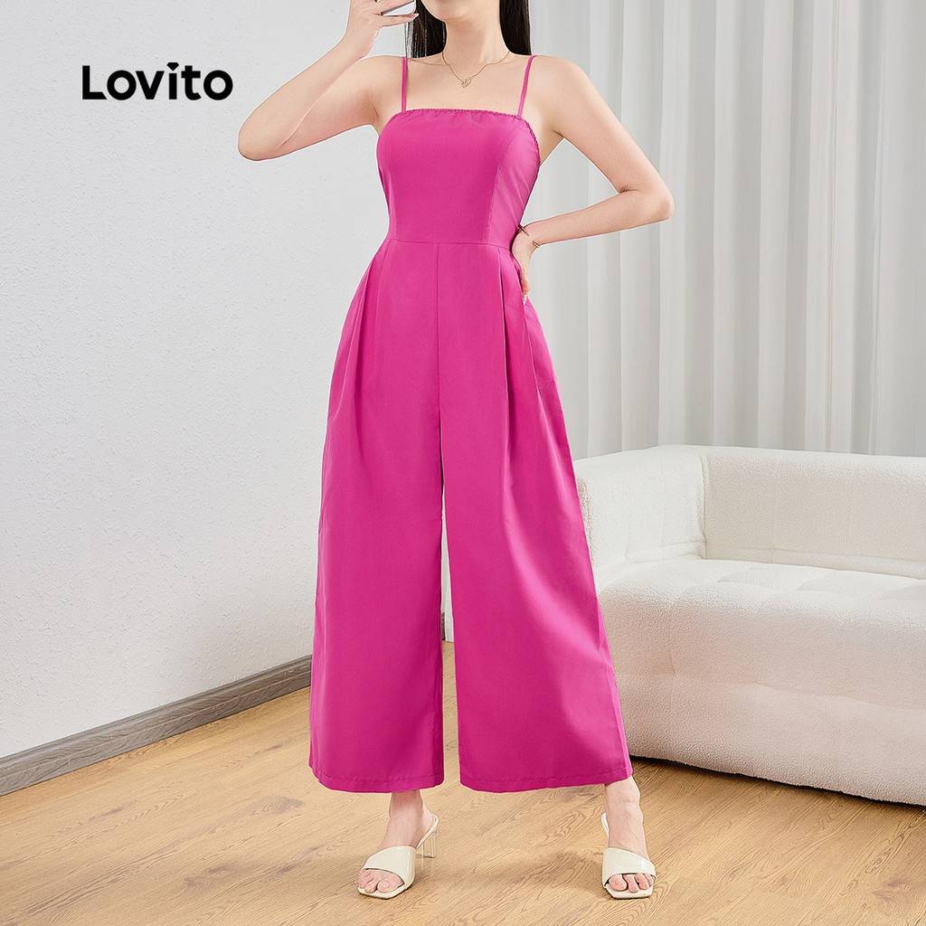 Macacão Plissado Lovito: Elegância Casual