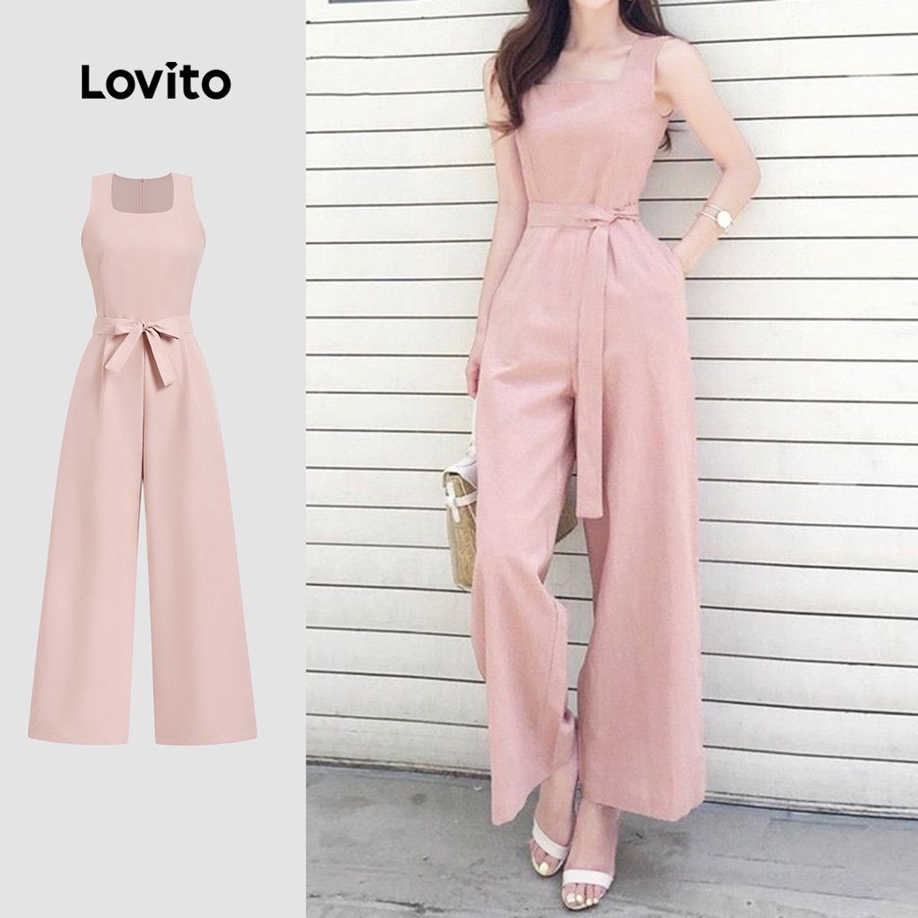 Macacão Rosa Lovito: Elegância e Conforto