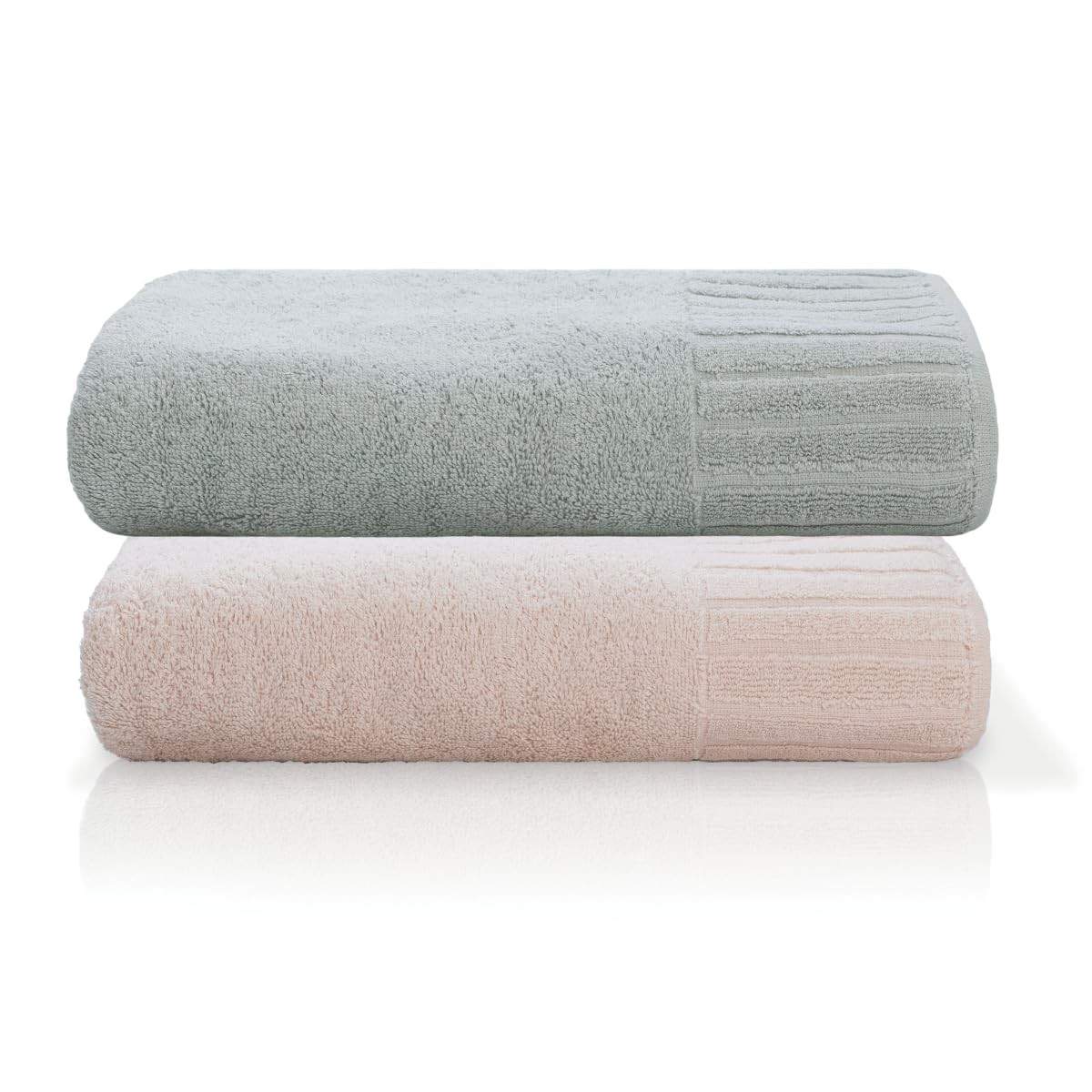 Toalhas de Banho Gigantes Ele/Ela Velour 500g/m² - 100% Algodão Macio e Aconchegante