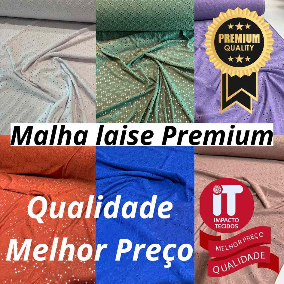 Malha Laise com Elastano: Elegância e Conforto!