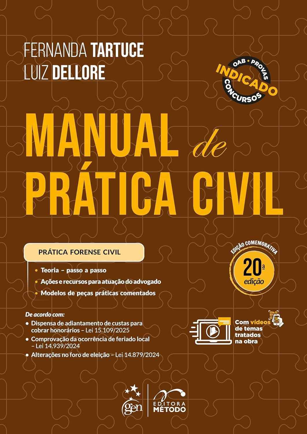 Manual de Prática Civil 20ª Edição 2025: Seu Guia Essencial para o Sucesso Jurídico