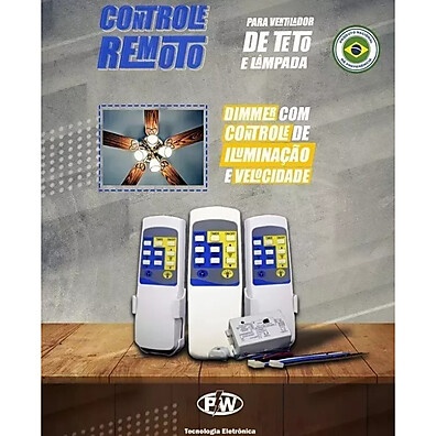 Controle Remoto Ventilador Teto: Conforto na Palma da Mão 💡