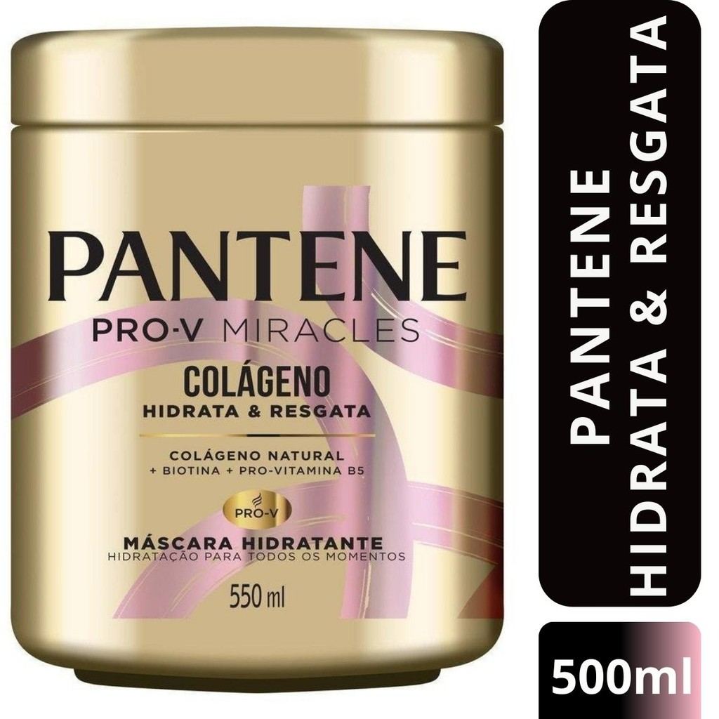 Máscara Hidratante Colágeno Pantene: Hidratação e Cabelos Resgatados