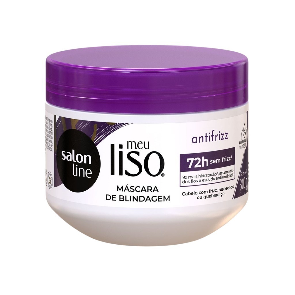 Máscara Meu Liso: Blindagem Antifrizz 72h