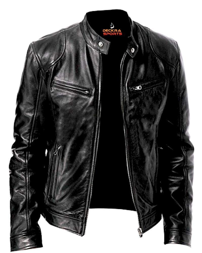Jaqueta masculina de couro legítimo, couro bovino, motocicleta, motocicleta, motocicleta, jaqueta de couro verdadeiro, preto/marrom