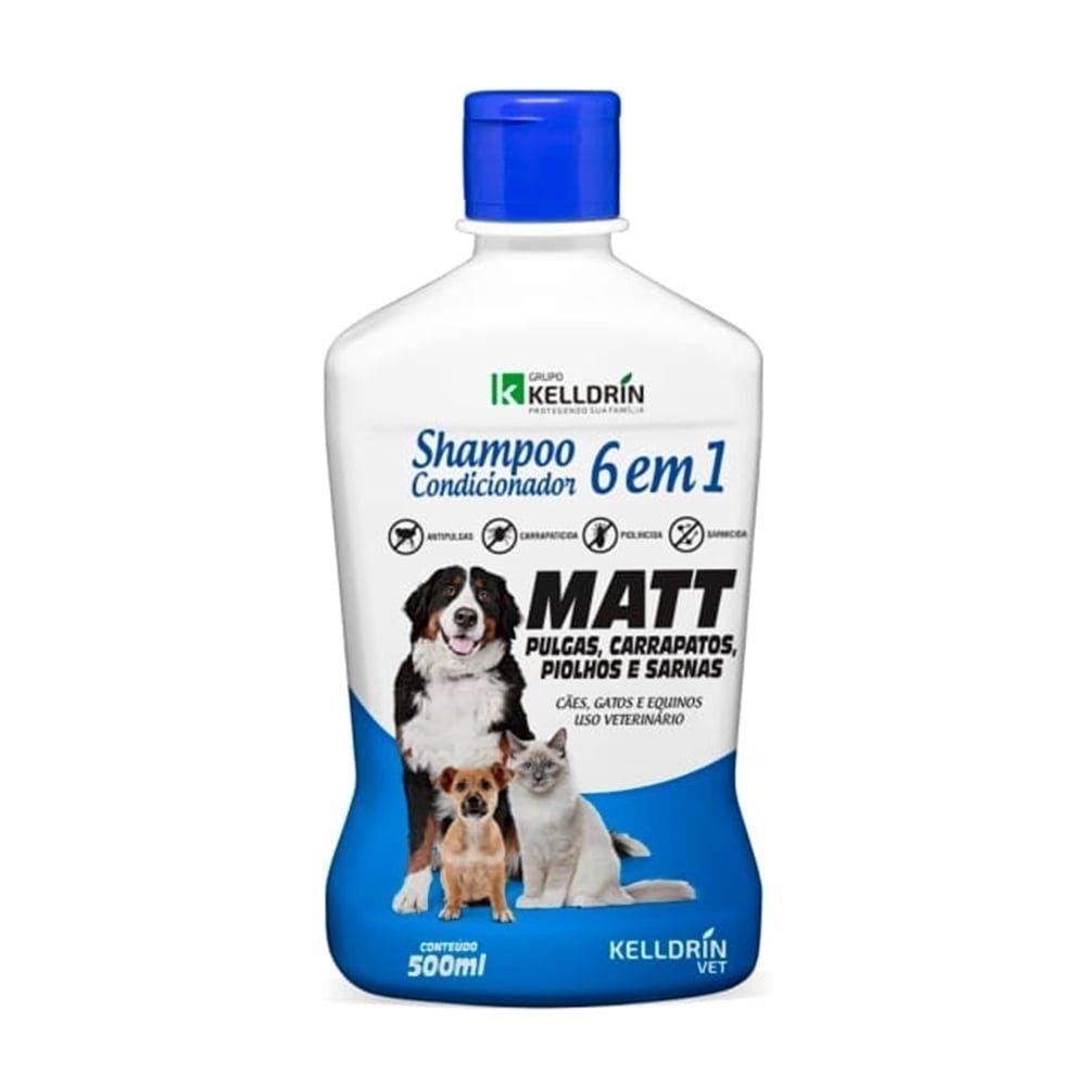 Matt 6 em 1: Shampoo e Condicionador Kelldrin 500ml