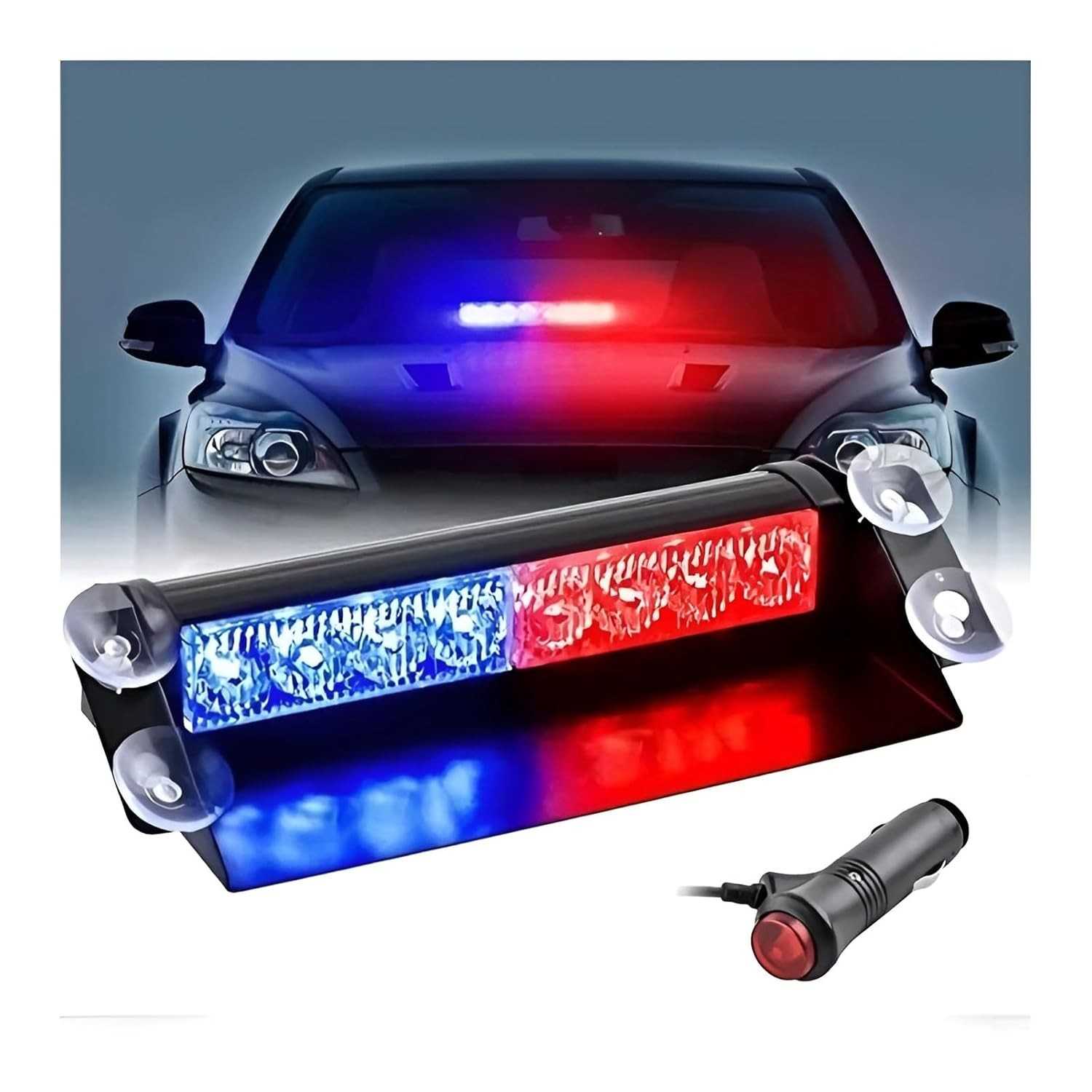 Giroflex LED 12V Azul e Vermelho: Segurança e Visibilidade Máxima para seu Veículo