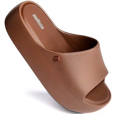 Melissa Free Platform Slide Bronze: Conforto e Estilo