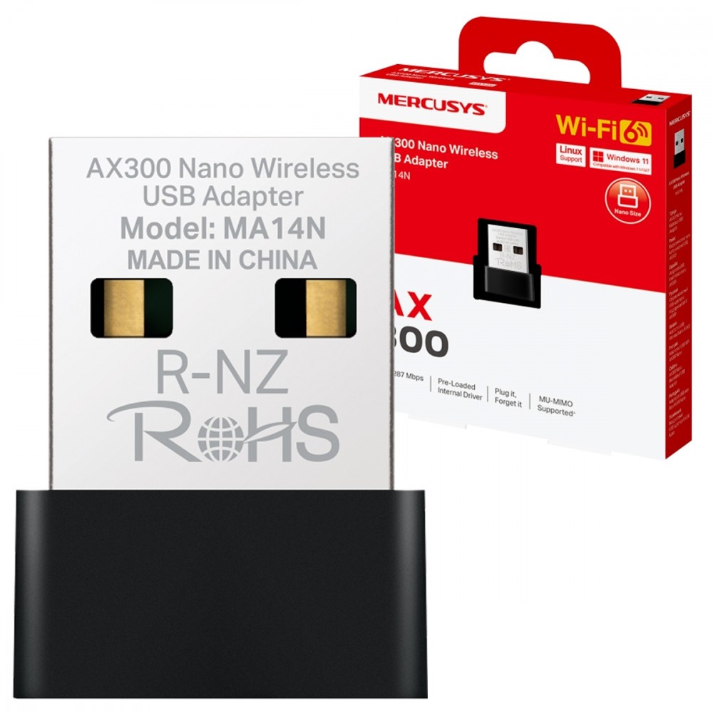 Mercusys AX300: Wi-Fi 6 Nano para sua Conexão