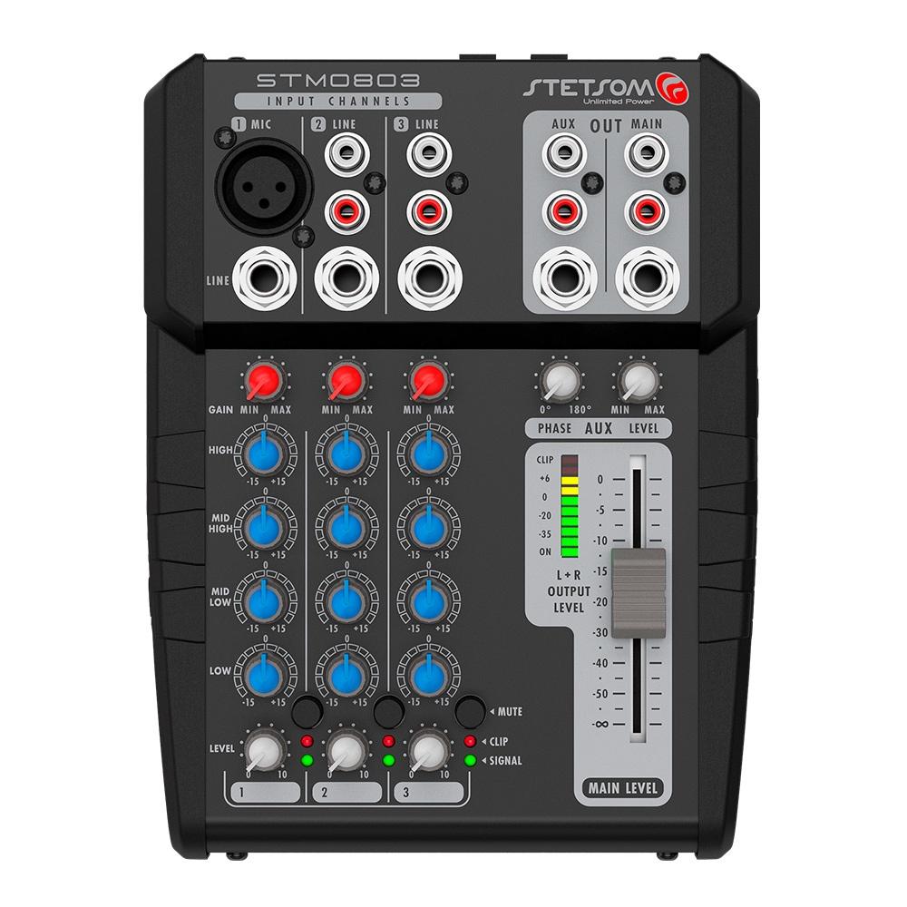 Mesa de Som Stetsom STM-0803: Potencialize seu Áudio!