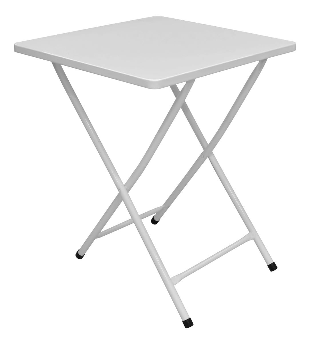 Mesa de Bar Dobrável em Aço com Pés Emborrachados - Ideal para Ambientes Compactos