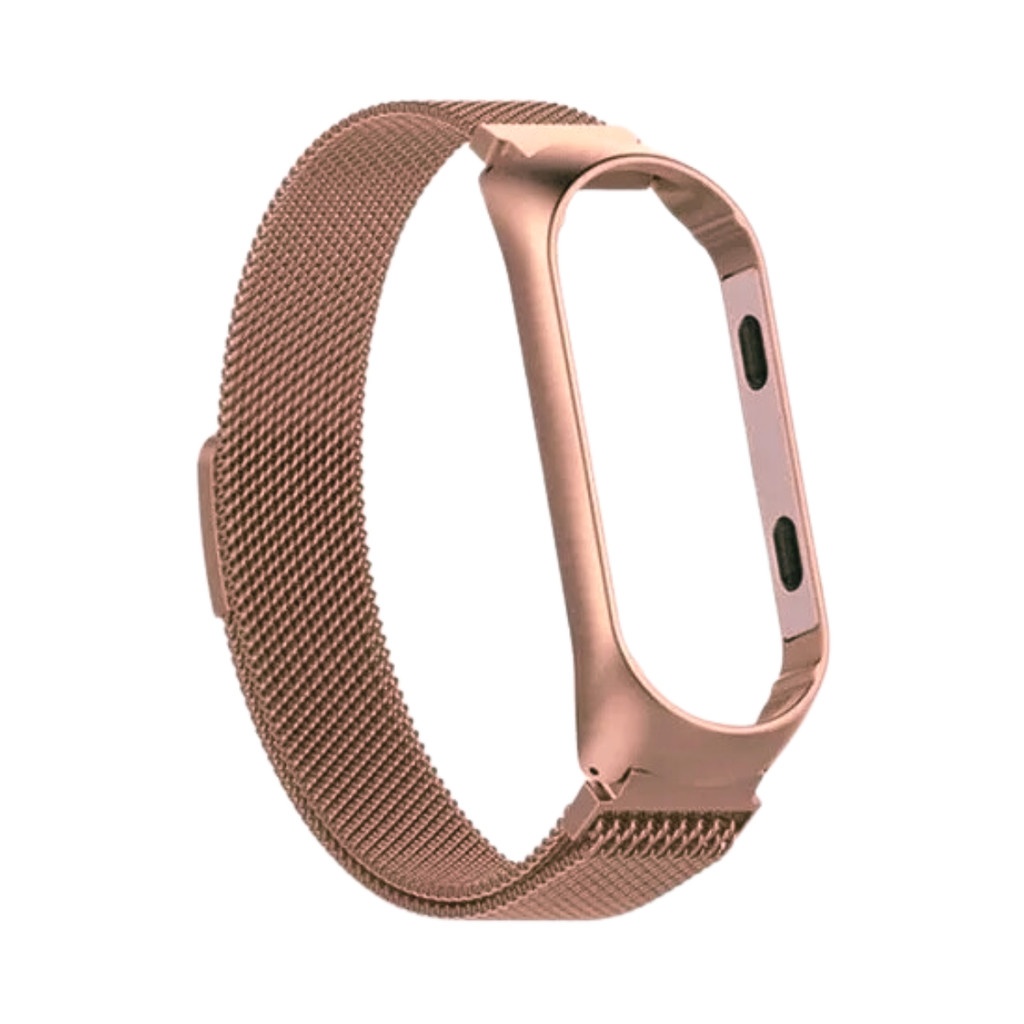 Mi Band Pulseira Aço Champagne: Estilo e Conforto