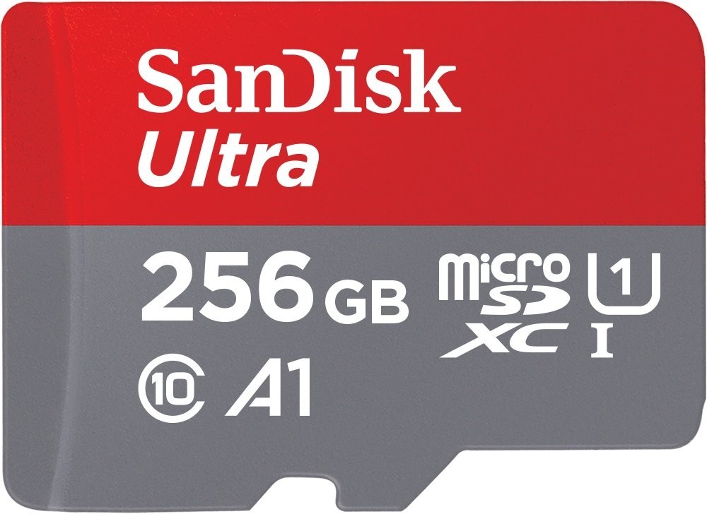 Cartão de Memória Sandisk Ultra Micro SDXC 256GB - Velocidade 120MB/s