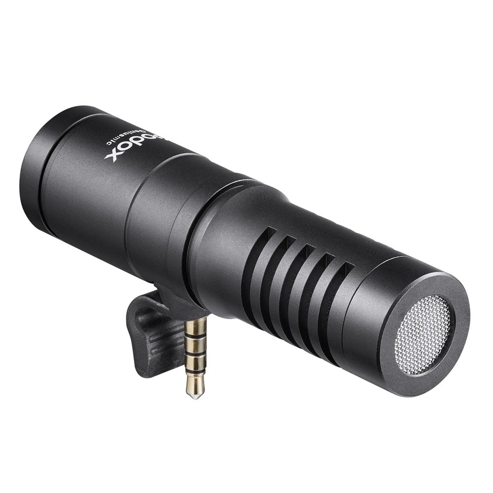 Microfone Godox GeniusMic 3.5mm: Áudio Profissional para Smartphone