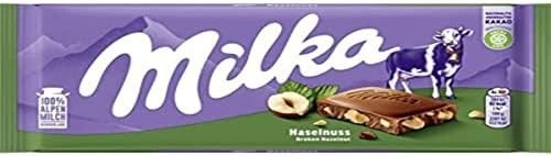 Milka Chocolate Ao Leite Hazelnut 100G