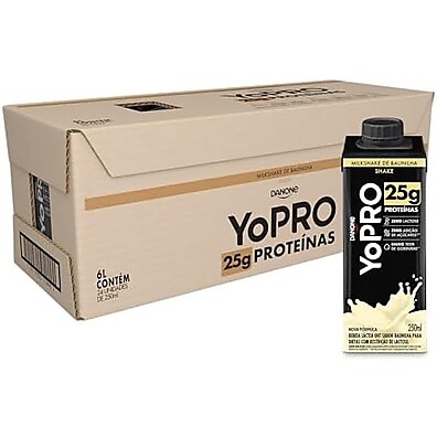 YoPRO Milkshake Baunilha: 25g Proteína (24x250ml)
