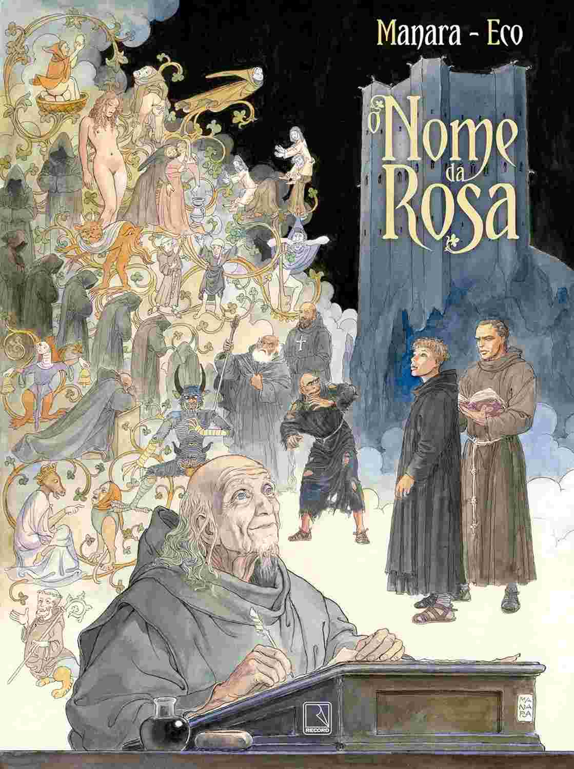 O Nome da Rosa - Graphic Novel Vol. 1: A Obra-Prima de Umberto Eco em Quadrinhos por Milo Manara
