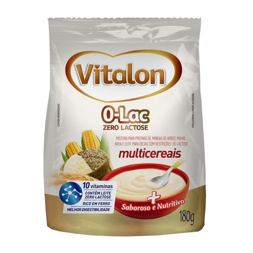 Mingau Zero Lactose Vitalon: Nutrição e Sabor!
