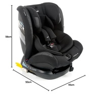 Cadeirinha Infanti Holiday FX Isofix 0-36kg Black Intense: Segurança e Conforto do Nascimento aos 10 Anos - imagem 3