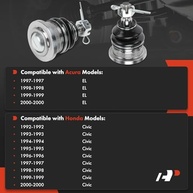 Juntas Esféricas Superiores Dianteiras A-Premium para Honda Civic (92-00) e Acura EL (97-00) - imagem 3