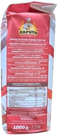 Farinha 00 Italiana Caputo Cuoco 1kg Para Pizzas, Pães e massas - imagem 2