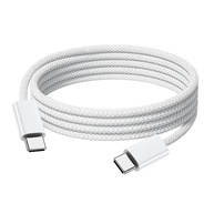 Cabo USB-C para iPhone 15/16, Samsung, Xiaomi - 1 Metro, Nylon Trançado, Carregamento Turbo PD 30W - imagem 1