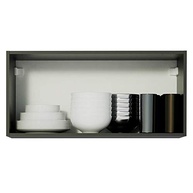 Armário Aéreo Madesa Reims 70 cm 1 Porta - Design Moderno em Preto - imagem 5