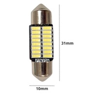 Kit 10 Lâmpadas Torpedo 16 LEDs C5W 31mm Branco 12V com Cancelador Cambus - imagem 3
