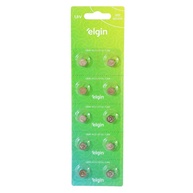 Bateria Elgin LR41 AG3 1.5V - Cartela com 10 Unidades | Energia Confiável - imagem 1