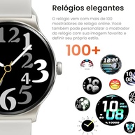 HOLLYWAVE Smartwatch Solar Lite: Conectividade e Bateria Imbatível (10 dias) - Cinza - imagem 3