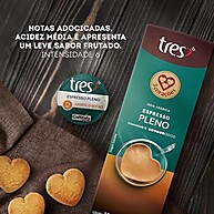 Café Espresso Pleno 3 Corações: Sabor Intenso 10 Cápsulas - imagem 4