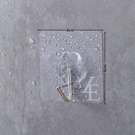 Kit 10 Ganchos Adesivos Inox Transparente | Super Resistente e Sem Furos para Parede - imagem 3