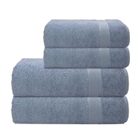 Toalha de Banho Gigante 100% Algodão 500g/m² - 85x150cm Azul Ícone - imagem 4