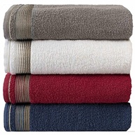 Kit 4 Toalhas Banhão Gigante 70x150cm Alta Absorção 100% Algodão - Gris/Branco/Terracota/Azul - imagem 2