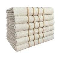 Kit 4 Toalhas de Banho 100% Algodão Premium Dubai 70x130cm Bege - imagem 2