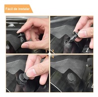 Kit 100 Presilhas e Grampos Universais para Parabarro e Parachoque - Fixação Automotiva Reforçada - imagem 4